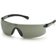 a black frame & gray lens provoq safety glasses