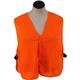aerial view a orange polyester pyramex safety vest, image 1 of 2