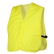 aerial view a yellow polyester pyramex safety vest, image 1 of 2