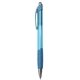 aerial view a transparent light blue cerritos translucent click pen, image 1 of 2