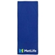 aerial view a blue chillax rpet cooling towel, image 1 of 3