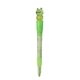 aerial view a green ballpoint light up frog pen, image 1 of 2