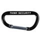 Aluminum 80mm Laser Engraved Carabiner