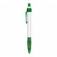 aerial view a white/green trim pen with matching ribbon, image 1 of 2