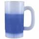 aerial view a frosted/blue mood(tm) 14 oz beer stein, image 1 of 2
