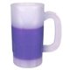 aerial view a frosted/purple mood(tm) 14 oz beer stein, image 1 of 2