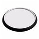 aerial view a black plastic grip coaster, image 1 of 2