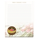 aerial view a white souvenir(r) 8.5 x 11 scratch pad, 25 sheet, image 1 of 4