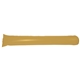a gold noise maker cheering stick