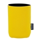 aerial view a yellow koozie(r) collapsible neoprene can cooler, image 1 of 2