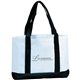a black azores two tone tote bag