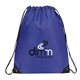 a royal blue classic drawstring backpack