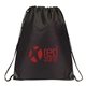 a black classic drawstring backpack