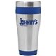 a blue azusa - 16 oz stainless steel tumbler