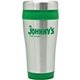 a green azusa - 16 oz stainless steel tumbler