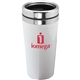 a white brawley 16 oz travel tumbler