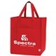 a red cyprus large shopping tote