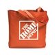 a orange alden polyester tote bag