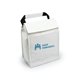 a white 600d polyester keelan lunch pack
