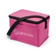 a pink brookes 6- can cooler