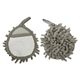 aerial view a grey frizzy finger duster, image 1 of 2