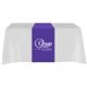 a purple table runner - (front, top, 12 back)