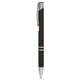 aerial view a black/black ink tres - chic softy laser engraved metal pen, image 1 of 2