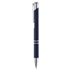 aerial view a blue/blue ink tres - chic softy laser engraved metal pen, image 1 of 2