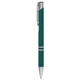 aerial view a dark green/black ink tres - chic softy laser engraved metal pen, image 1 of 2
