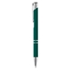 aerial view a dark green/blue ink tres - chic softy laser engraved metal pen, image 1 of 2
