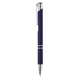 aerial view a dark purple/blue ink tres - chic softy laser engraved metal pen, image 1 of 2