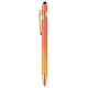 aerial view a coral 178 ellipse ombre rose gold stylus pen, image 1 of 3
