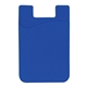 a blue silicone mobile pocket