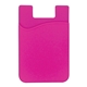 a pink silicone mobile pocket