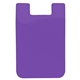 a purple silicone mobile pocket