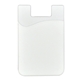 a white silicone mobile pocket