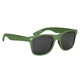 aerial view a kelly green malibu uv400 sunglasses, image 1 of 3