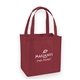 a maroon econo non - woven tote