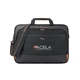 aerial view a black solo new york focus briefcase, image 1 of 6