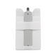 aerial view a white silicone smart wallet with stylus stand, image 1 of 2