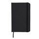 aerial view a black softer jotter notepad notebook, image 1 of 4