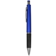 aerial view a blue w/ blue refill reward click pen with chrome accents, image 1 of 2