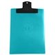 a black clip & translucent aqua board 9 x 12 keep - it(tm) clipboard