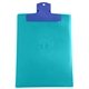 a blue clip & translucent aqua board 9 x 12 keep - it(tm) clipboard