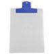 a blue clip & translucent frost board 9 x 12 keep - it(tm) clipboard