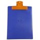 a orange clip & translucent blue board 9 x 12 keep - it(tm) clipboard