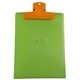 a orange clip & translucent lime board 9 x 12 keep - it(tm) clipboard