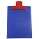 a red clip & translucent blue board 9 x 12 keep - it(tm) clipboard