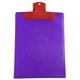 a red clip & translucent purple board 9 x 12 keep - it(tm) clipboard