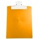 a white clip & orange board 9 x 12 keep - it(tm) clipboard